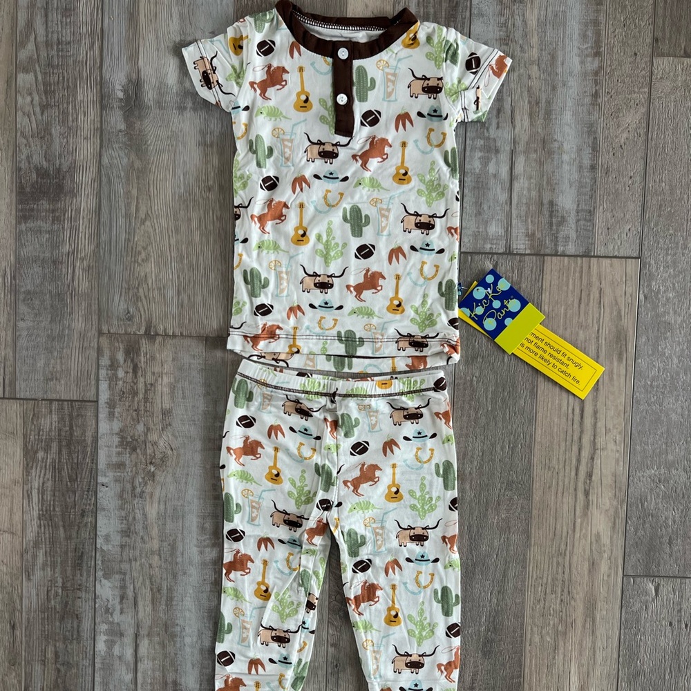 New Kickee Pants Western-Themed Pajamas